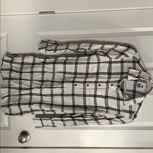 Old Navy Black&White Plaid Cotton Dress